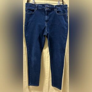 Michael Kors Blue Izzy Skinny Jeans, Women’s, Size 14